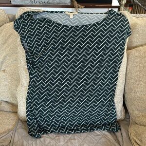 Banana republic blouse with cap sleeves.